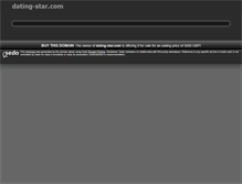 Tablet Screenshot of dating-star.com